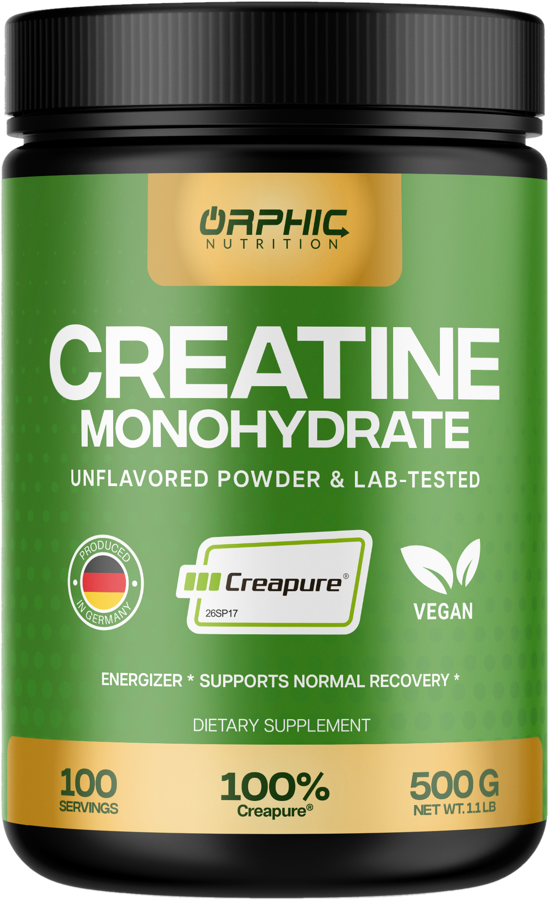 Orphic Nutrition Creatine Monohydrate, 500 g tub