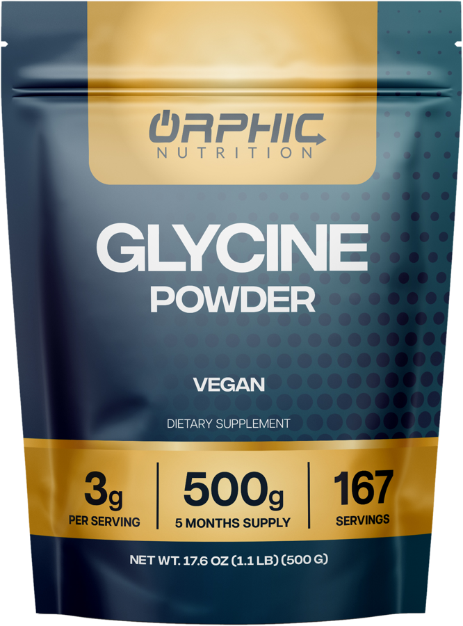Orphic Nutrition Glycine Powder, 500 g pouch